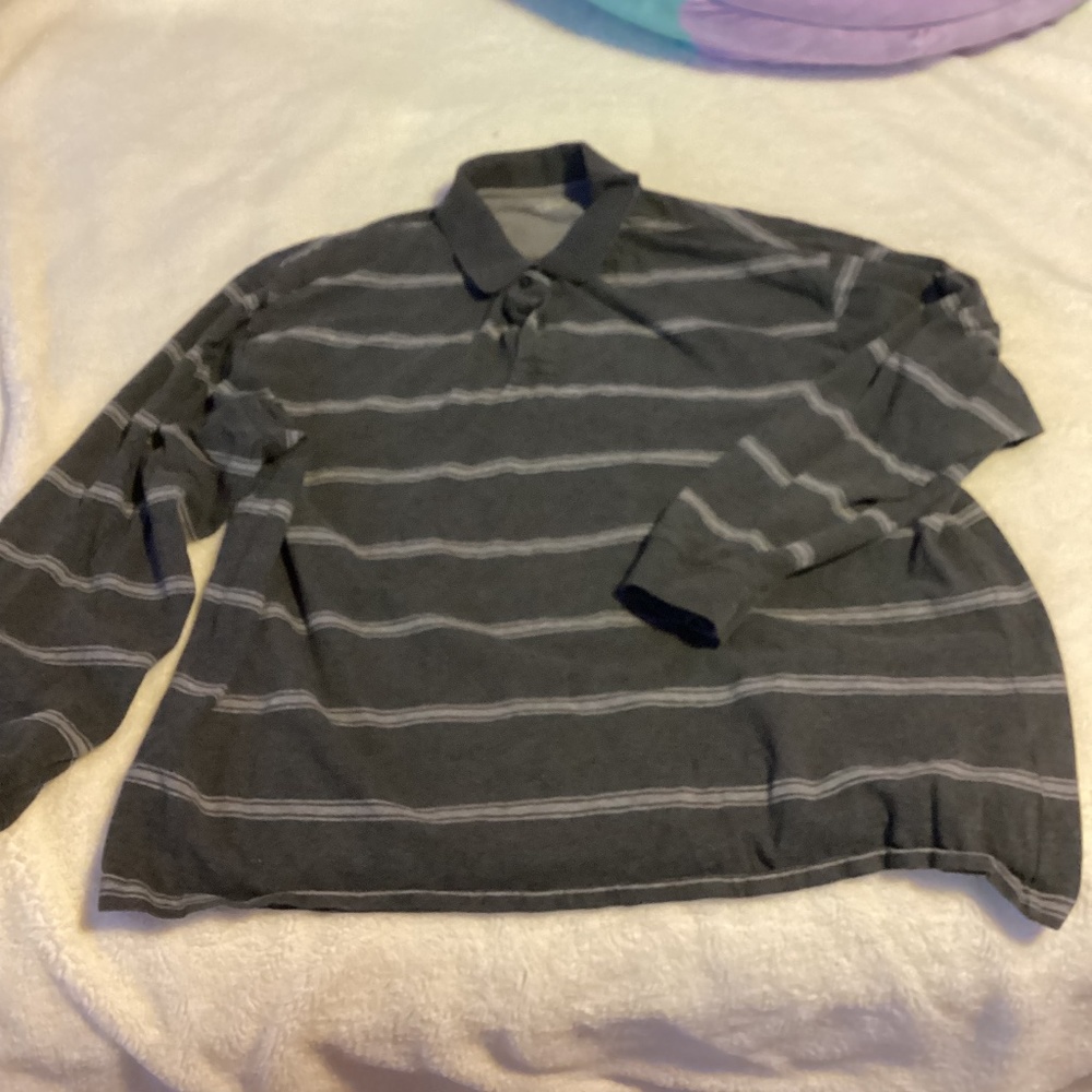 Sueded jersey polo